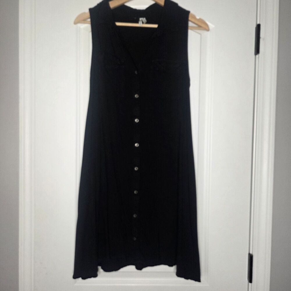 Mudd Juniors Black Sleeveless Dress Size Medium